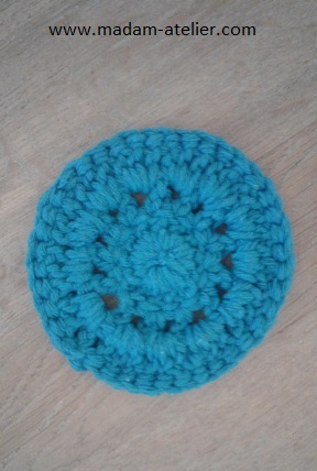 porta copo crochet